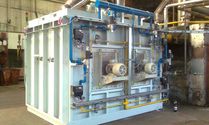 Chamber furnaces from the plant construction for electrical and gas-heated industrial furnaces at Padelttherm in Makranstädt near Leipzig.