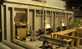 Walking beam furnaces, pusher furnaces and jack furnaces from the plant construction for electrical and gas-heated industrial furnaces at Padelttherm in Makranstädt near Leipzig.
