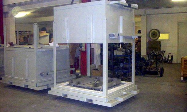 Hubherdanlage/ Haubenöfen von Anlagenbau für elektrische und gasbeheizte Industrieöfen Padelttherm in Makranstädt bei Leipzig