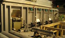 Automatic thermal treatment plant from the plant construction for electrical and gas-heated industrial furnaces at Padelttherm in Makranstädt near Leipzig.