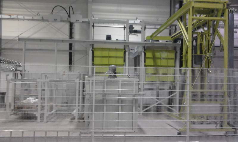 Vollautomatische Kammerofenanlage von Anlagenbau für elektrische und gasbeheizte Industrieöfen Padelttherm in Makranstädt bei Leipzig