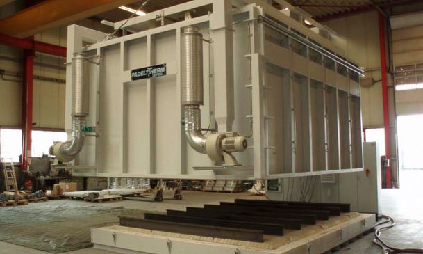 Hubherdanlage/ Haubenöfen von Anlagenbau für elektrische und gasbeheizte Industrieöfen Padelttherm in Makranstädt bei Leipzig