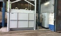 Chamber furnaces from the plant construction for electrical and gas-heated industrial furnaces at Padelttherm in Makranstädt near Leipzig.