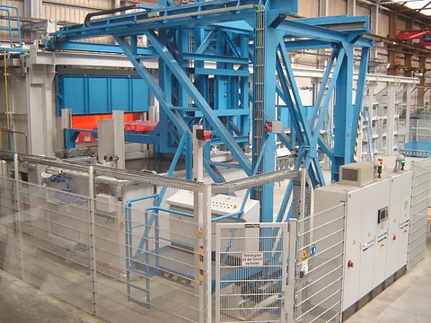 Vollautomatische Kammerofenanlage von Anlagenbau für elektrische und gasbeheizte Industrieöfen Padelttherm in Makranstädt bei Leipzig
