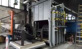 Bogie hearth furnaces from the plant construction for electrical and gas-heated industrial furnaces at Padelttherm in Makranstädt near Leipzig.